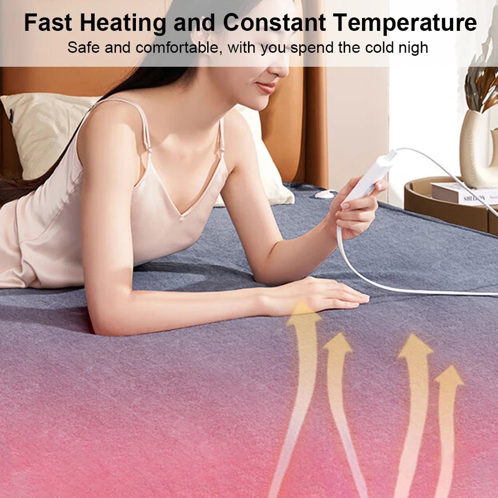 Electric Blanket 220V Thicker Automatic Thermostat Electric Heating Blanket Body Warmer Thermal Mattress for Room Blanket heated - ZYTREX - S1671a0ab3b7545d0bbc03abb317ec51aI - 