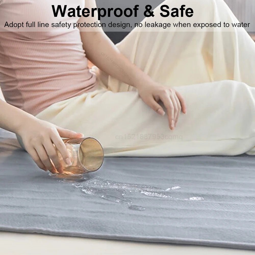 Electric Blanket 220V Thicker Automatic Thermostat Electric Heating Blanket Body Warmer Thermal Mattress for Room Blanket heated - ZYTREX - Sdb7d8fa8157b43dd8a0b75a074560525n - 