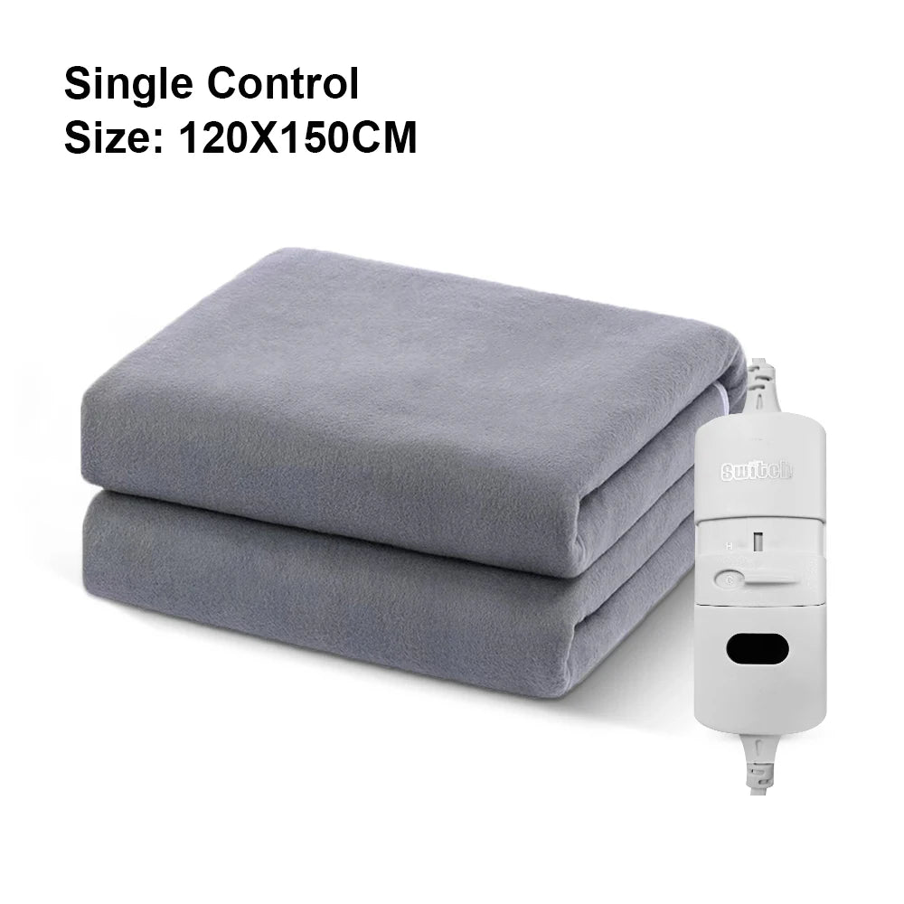 Electric Blanket 220V Thicker Automatic Thermostat Electric Heating Blanket Body Warmer Thermal Mattress for Room Blanket heated - ZYTREX - S1cbe0c84de894924b0c87a6241e5c019n - 